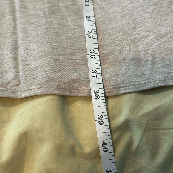 NEW PHOTOS! LACE UP KNIT TUNIC, LINEN COLOUR, SIZE 4X, SLEEVELESS, PENNINGTONS, - Picture 3 of 14